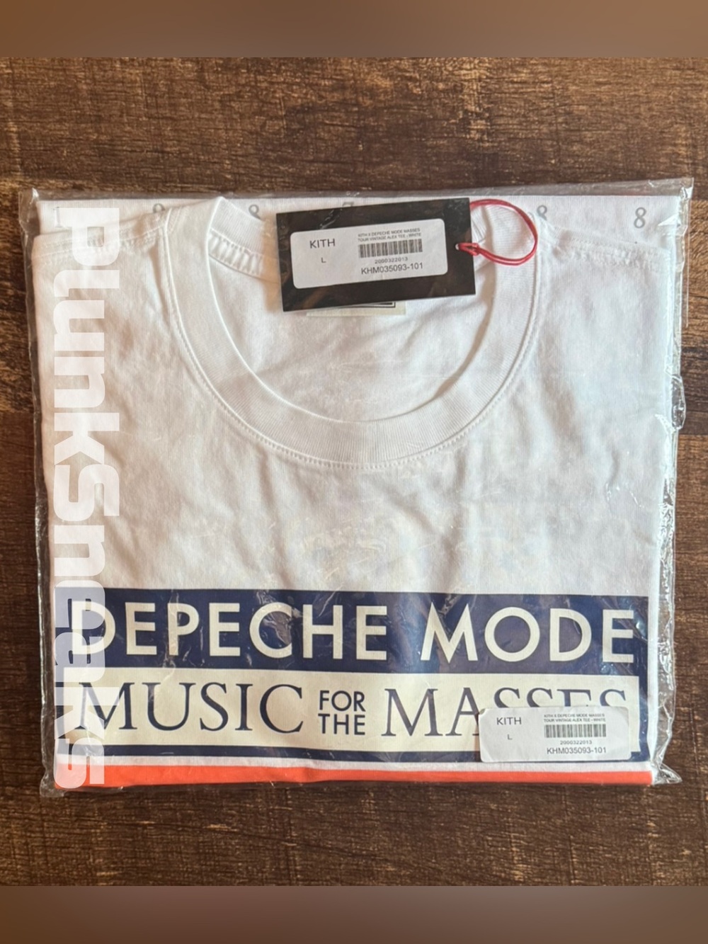 Kith Records Depeche Mode Masses Tour Vintage Alex Tee • White • 2026